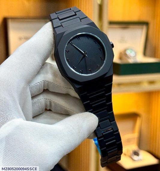 Arabi Aura Analogue Watch - Black ,Comes With Box