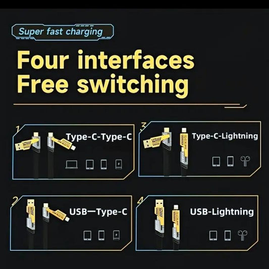 4 IN 1 Fast Charging Cable