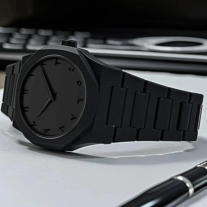 Arabi Aura Analogue Watch - Black ,Comes With Box