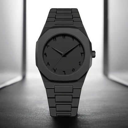 Arabi Aura Analogue Watch - Black ,Comes With Box